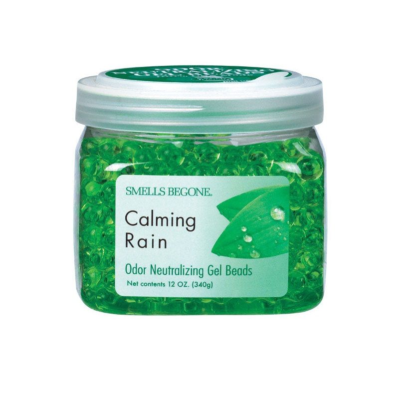 Smells Begone Calming Rain Scent Odor Neutralizer 12 oz Gel Beads