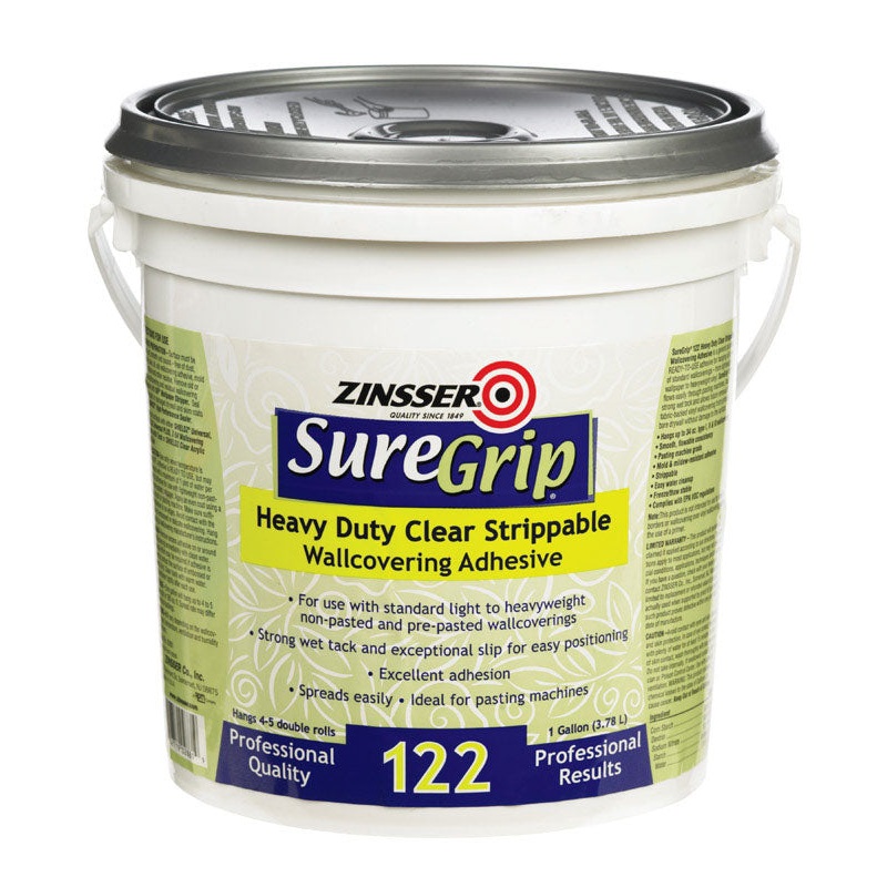 Zinsser SureGrip 122 High Strength Clear Adhesive 1 gal (In-Store Pickup Only)