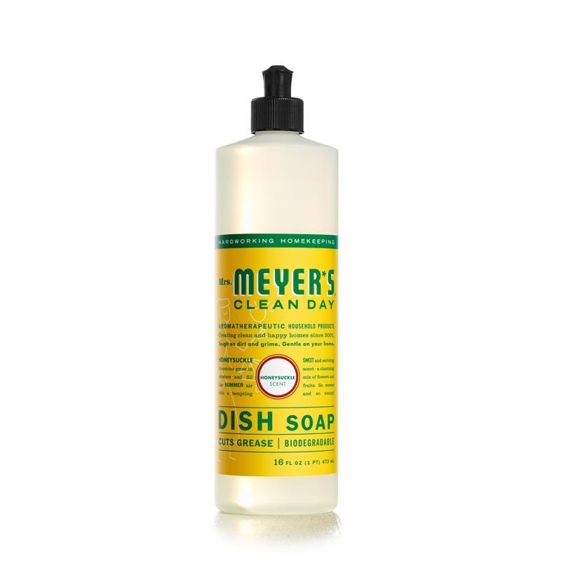 Mrs. Meyer’s Clean Day Honeysuckle Scent Liquid Dish Soap 16 oz 1 pk