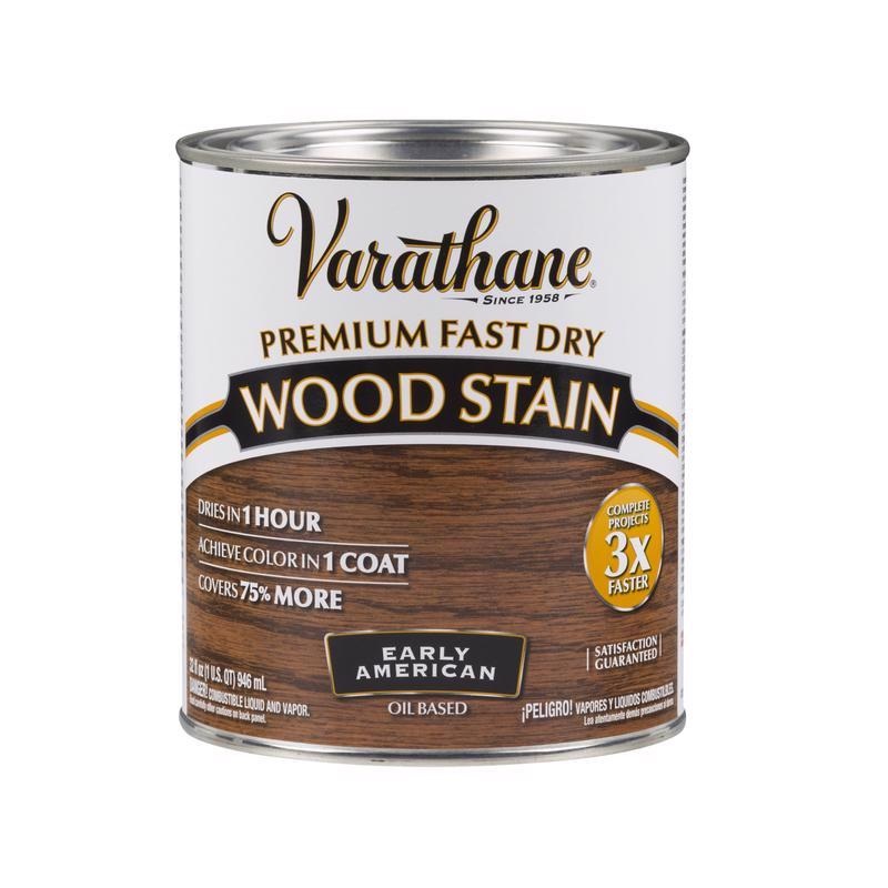 Varathane Premium Early American Oil-Based Fast Dry Wood Stain 1 qt (In-Store Pickup Only)