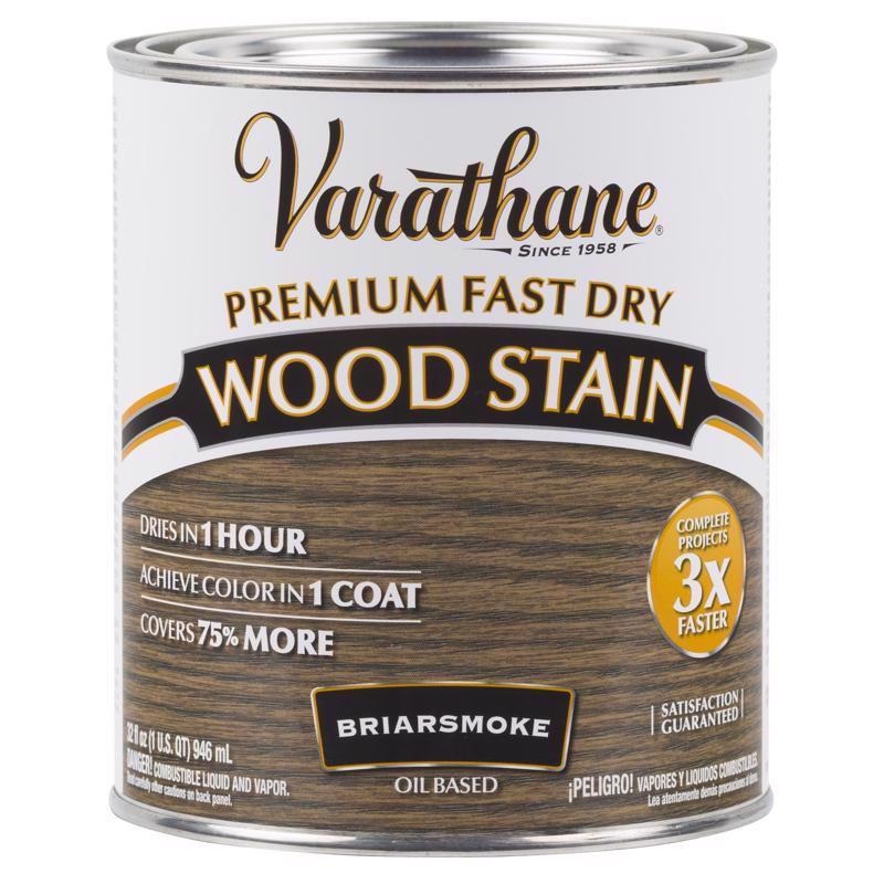 Varathane Semi-Transparent Gloss Briarsmoke Oil-Based Urethane Modified Alkyd Wood Stain 1 qt (In-Store Pickup Only)