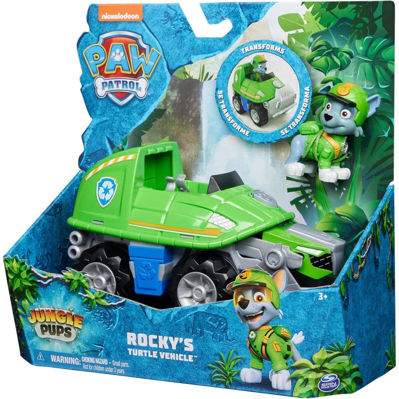 AW Patrol Jungle Pups – Rocky’s Snapping Turtle Vehicle