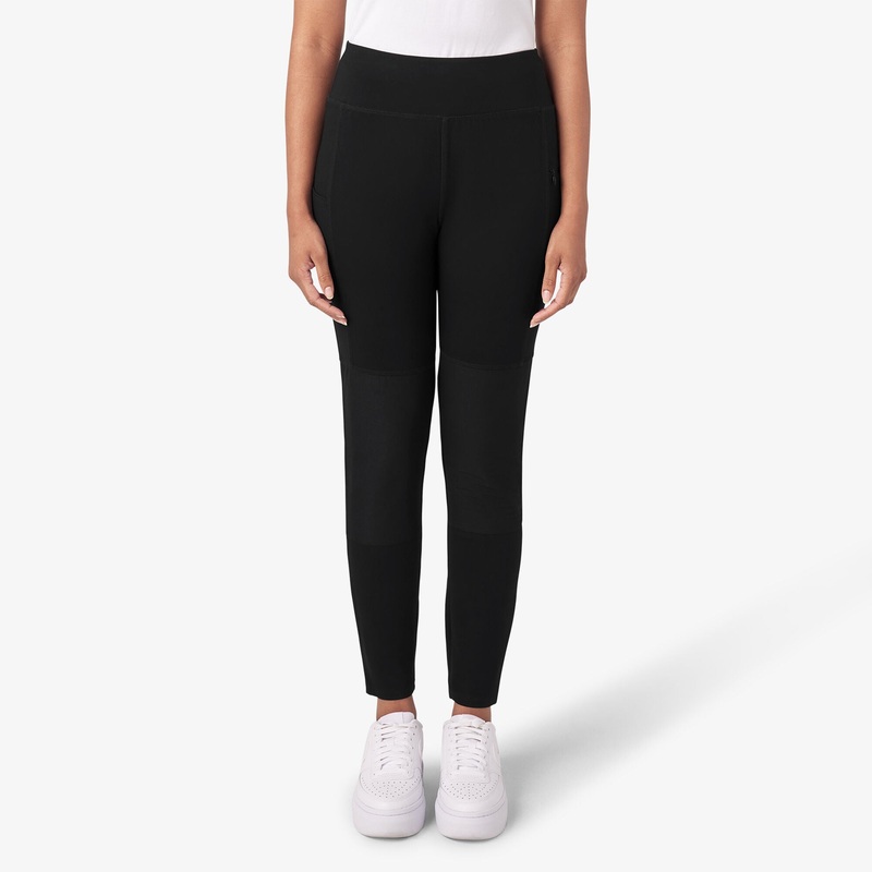 Dickies Womens Double Pocket Leggings (Black) Size M