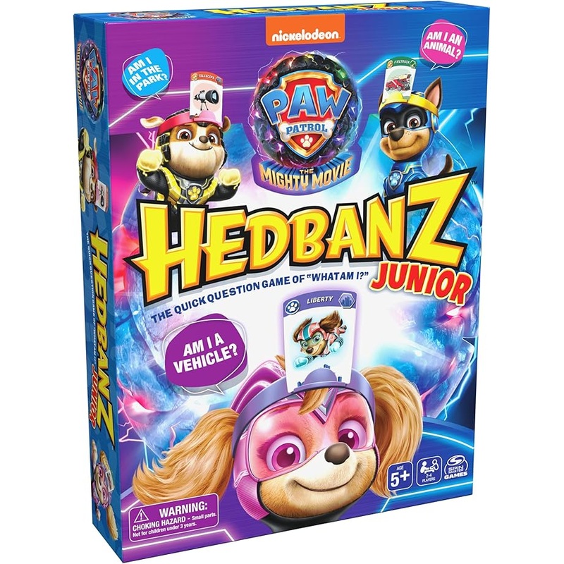 Hedbanz Junior PAW Patrol The Mighty Movie Game