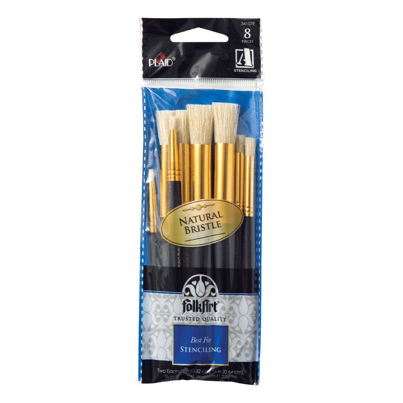 Plaid FolkArt Round Stencil Paint Brush