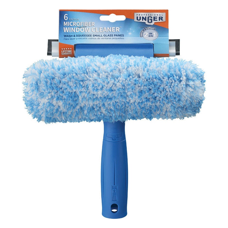 Unger 6 in. Plastic Window Squeegee/Scrubber