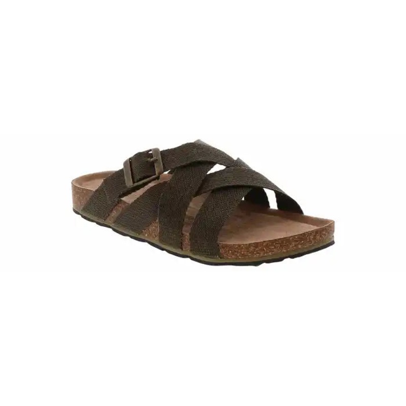 Northside Jillian Strap Women’s Footbed Sandal (Olive Green) Size 9
