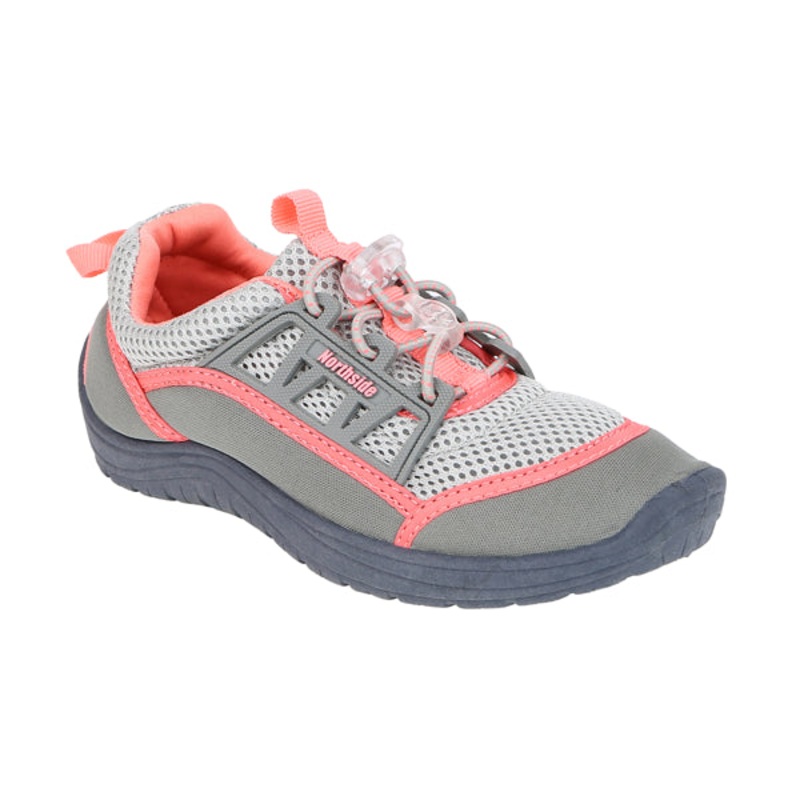 Northside Little Kids’ Brille 3.0 Water Shoe (Grey/Peach) Size 1