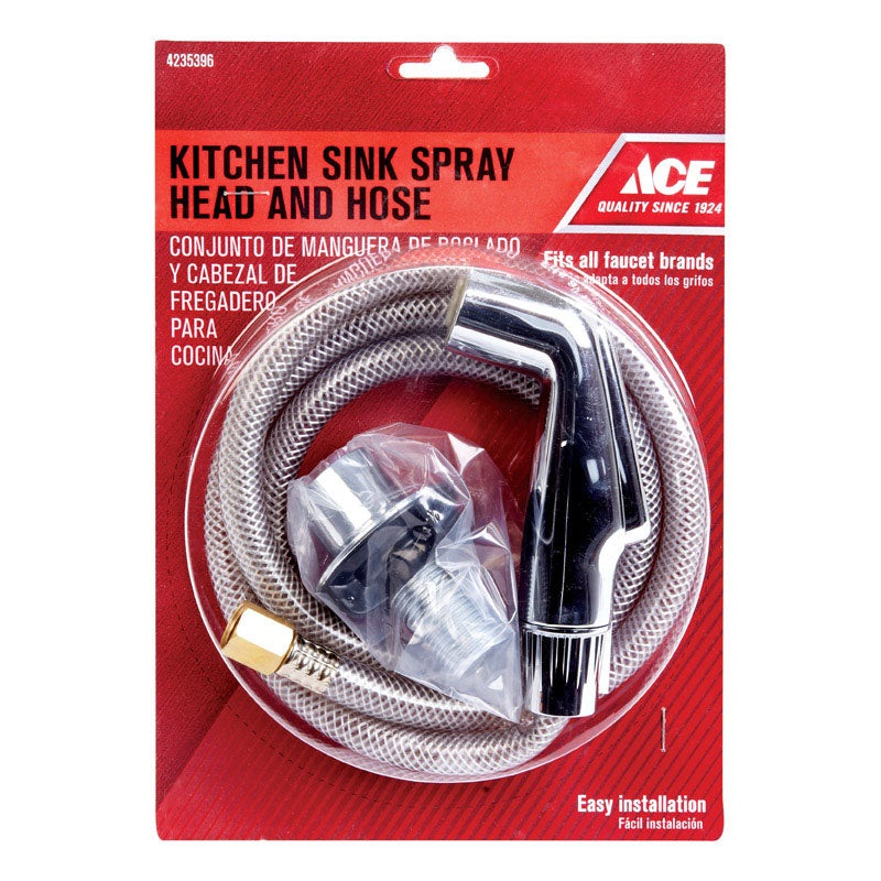 Ace For Universal Chrome Faucet Sprayer with Hose