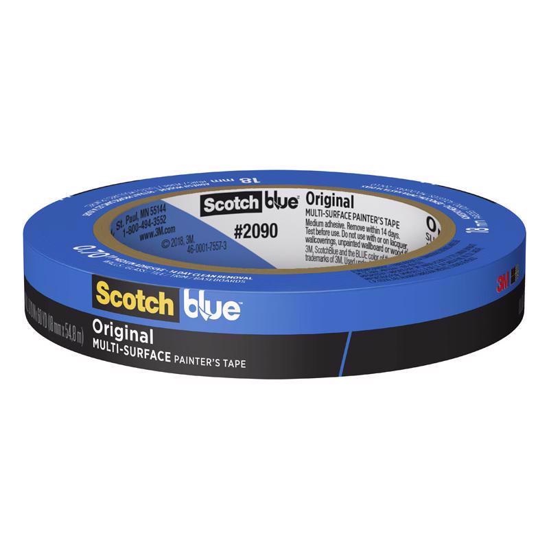 ScotchBlue 0.70 in. W X 60 yd L Blue Medium Strength Original Painter’s Tape 1 pk