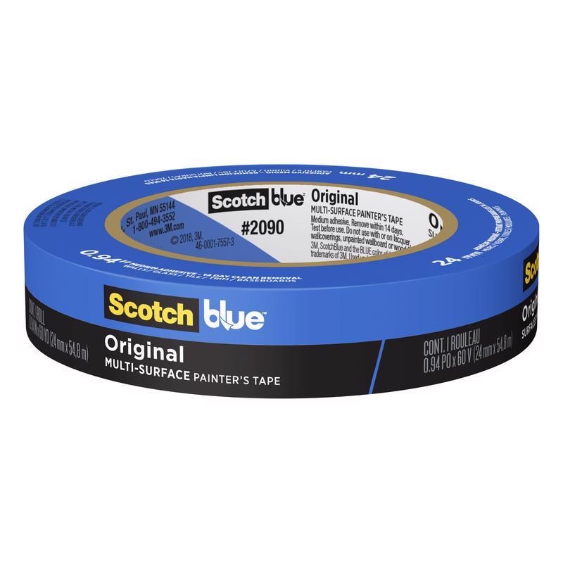 ScotchBlue 0.94 in. W X 60 yd L Blue Medium Strength Original Painter’s Tape 1 pk