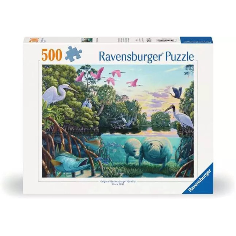 Jigsaw Puzzle Manatee Moments – 500 Pieces Puzzle