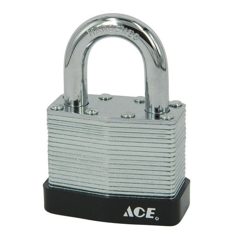 Ace 1-5/16 in. H X 1-9/16 in. W X 7/8 in. L Steel Double Locking Padlock