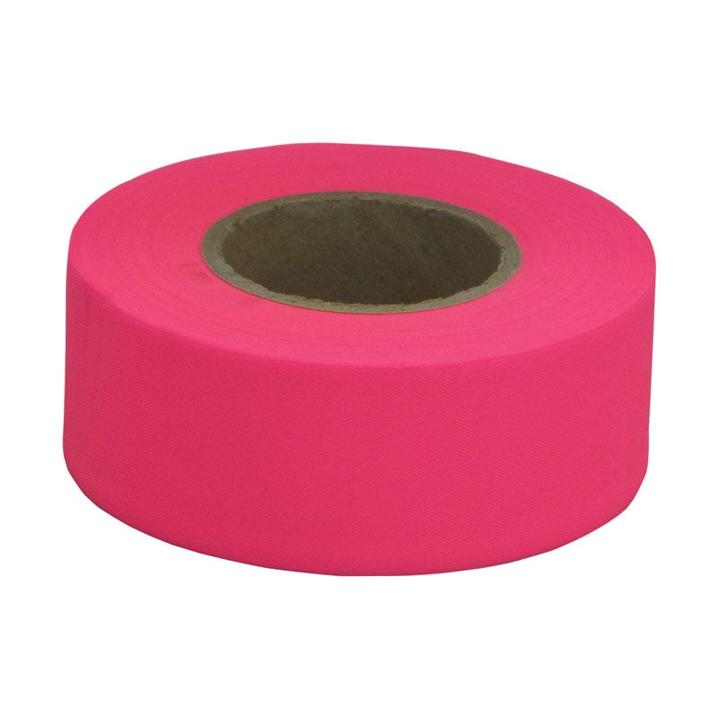 C.H. Hanson 150 ft. L X 1.2 in. W Plastic Flagging Tape Fluorescent Pink