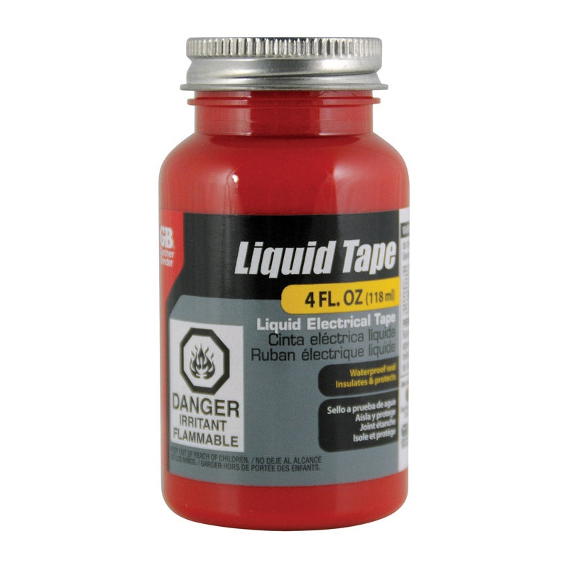 Gardner Bender Liquid Tape Red Rubber Liquid Electrical Tape 4 oz