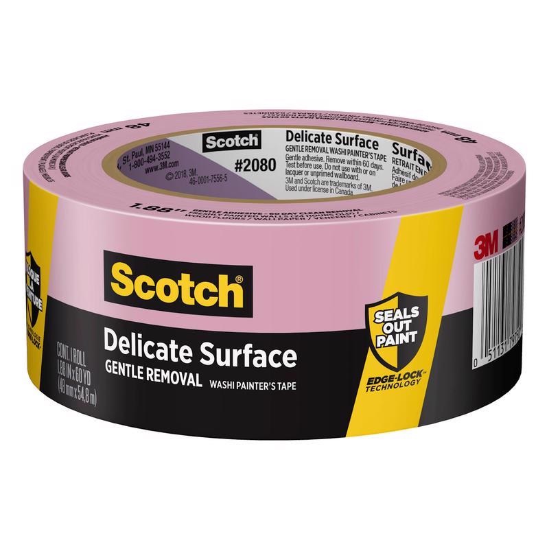 Scotch 1.88 in. W X 60 yd L Purple Medium Strength Painter’s Tape 1 pk