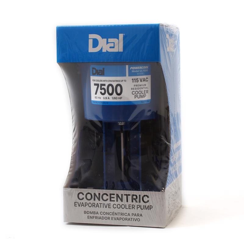 Dial 8-1/2 in. H X 4-1/2 in. W Blue Plastic Evaporative Cooler Pump