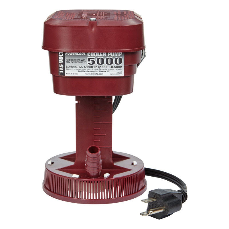Dial Red Plastic Evaporative Cooler Pump