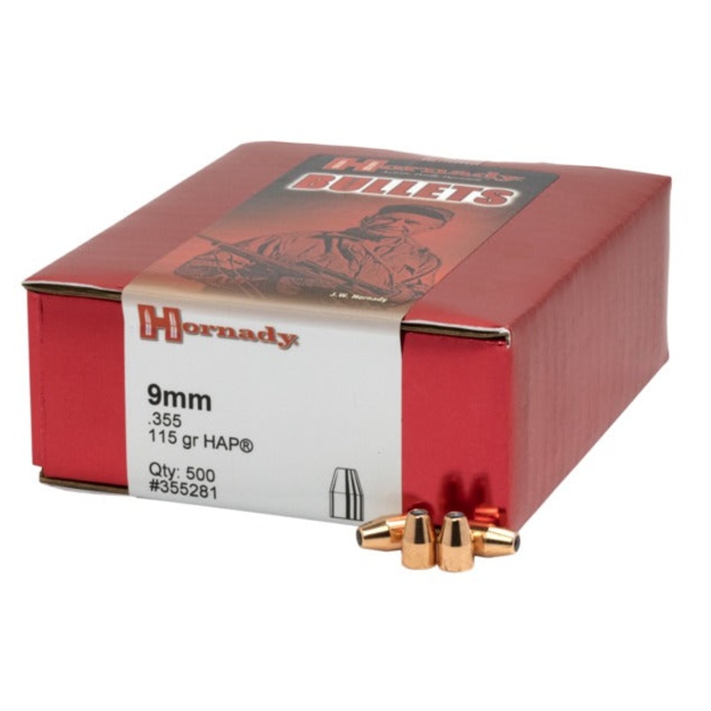 9mm .355 115 gr HAP
