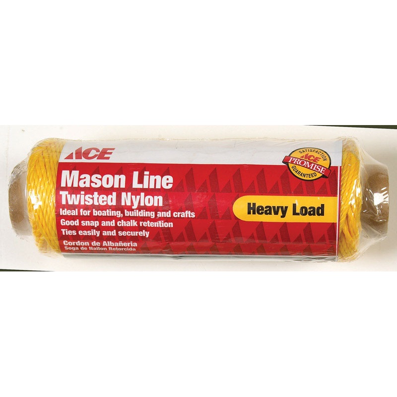 Ace 21 in. D X 215 ft. L Gold Twisted Nylon Twine