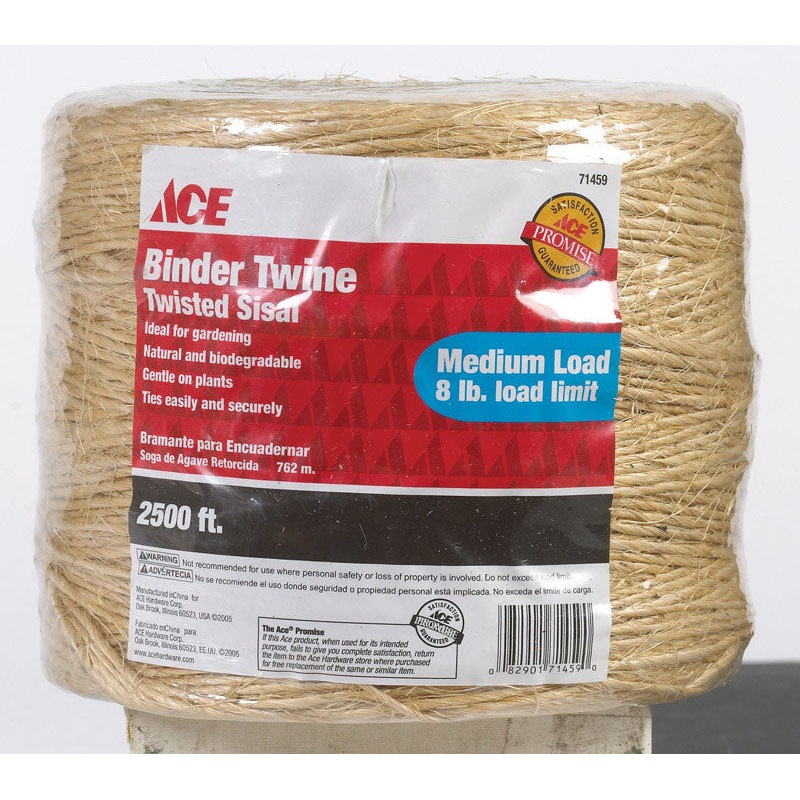 Ace 2500 ft. L Natural Twisted Sisal Twine