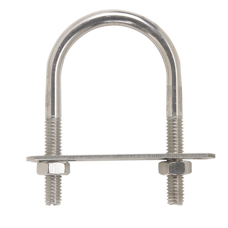 Hampton 5/16 in. X 1-3/4 in. W X 3 in. L Coarse Stainless Steel U-Bolt