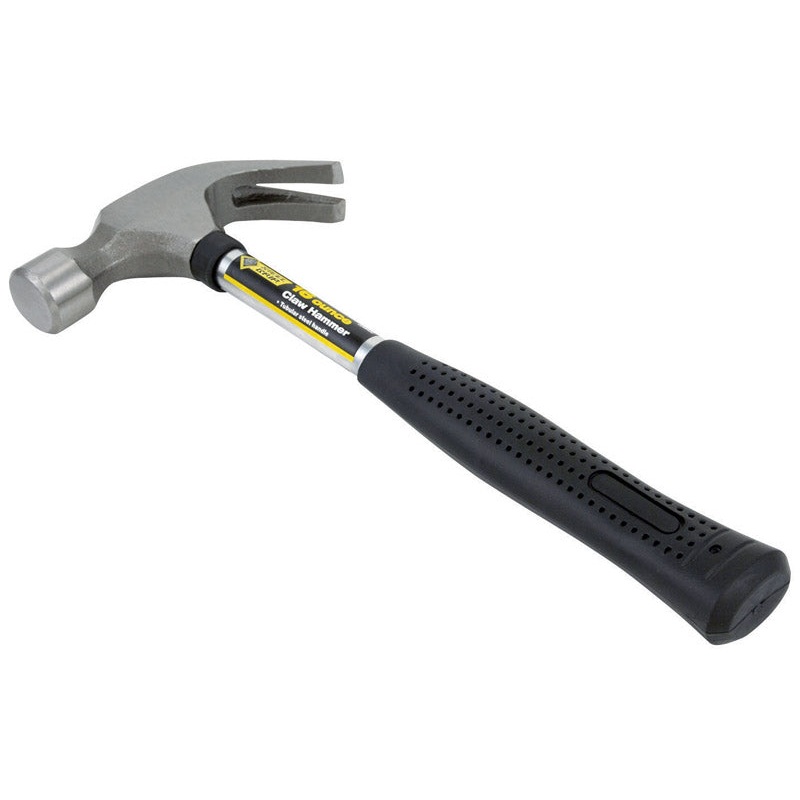 Steel Grip 16 oz Smooth Face Claw Hammer Steel Handle