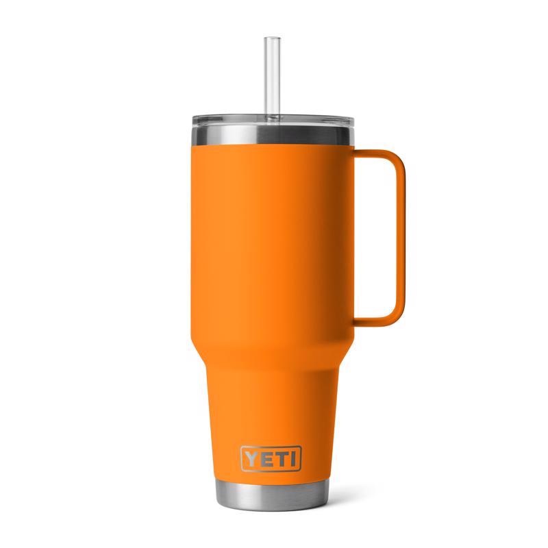 YETI Rambler 42 oz King Crab Orange BPA Free Straw Mug