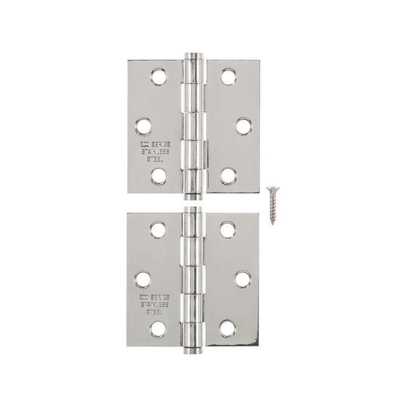 Ace 2-1/2 in. L Stainless Steel Narrow Hinge 2 pk