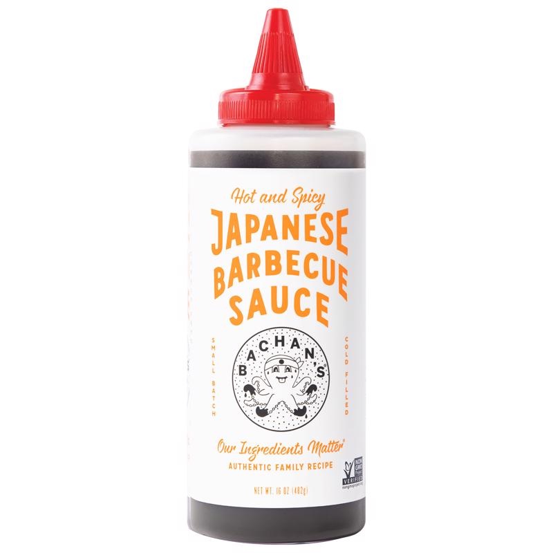 Bachan’s Hot and Spicy Japanese Teriyaki BBQ Sauce 16 oz