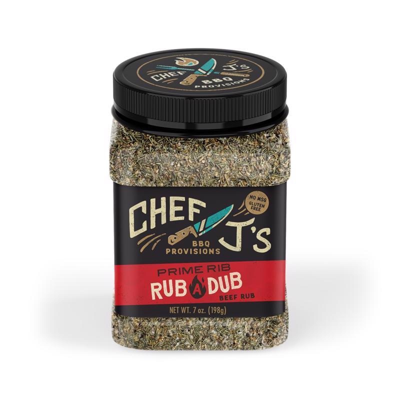 Chef J’s BBQ Provisions Prime Rib Rub-A-Dub BBQ Rub 7 oz