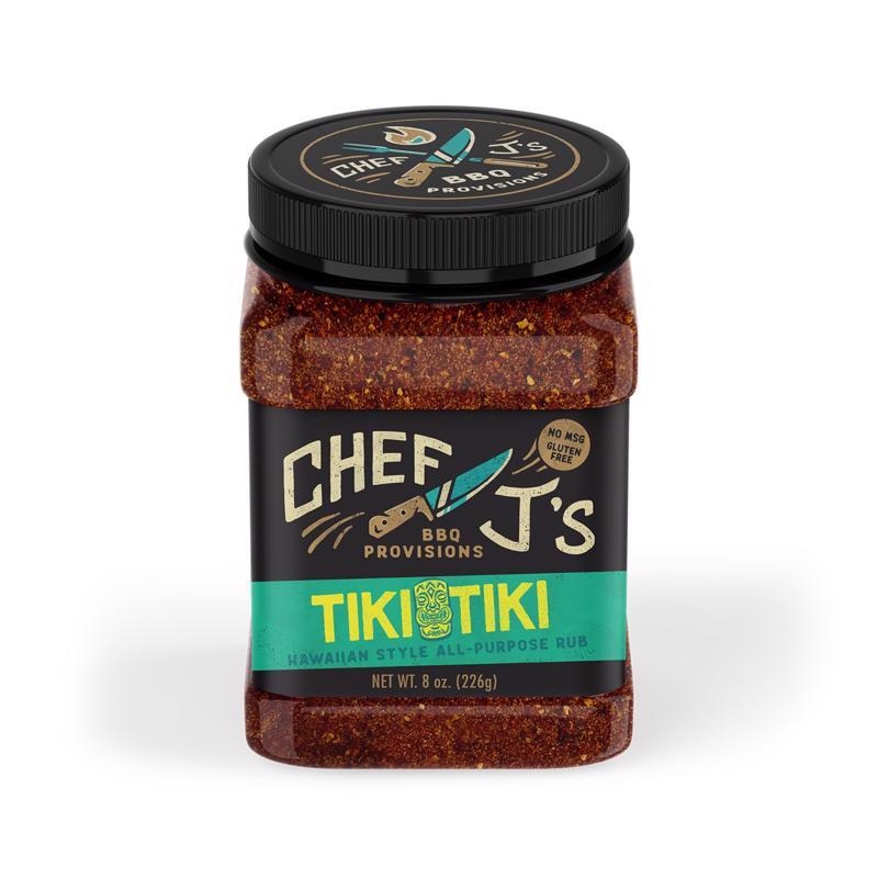 Chef J’s BBQ Provisions Tiki Tiki BBQ Rub 8 oz