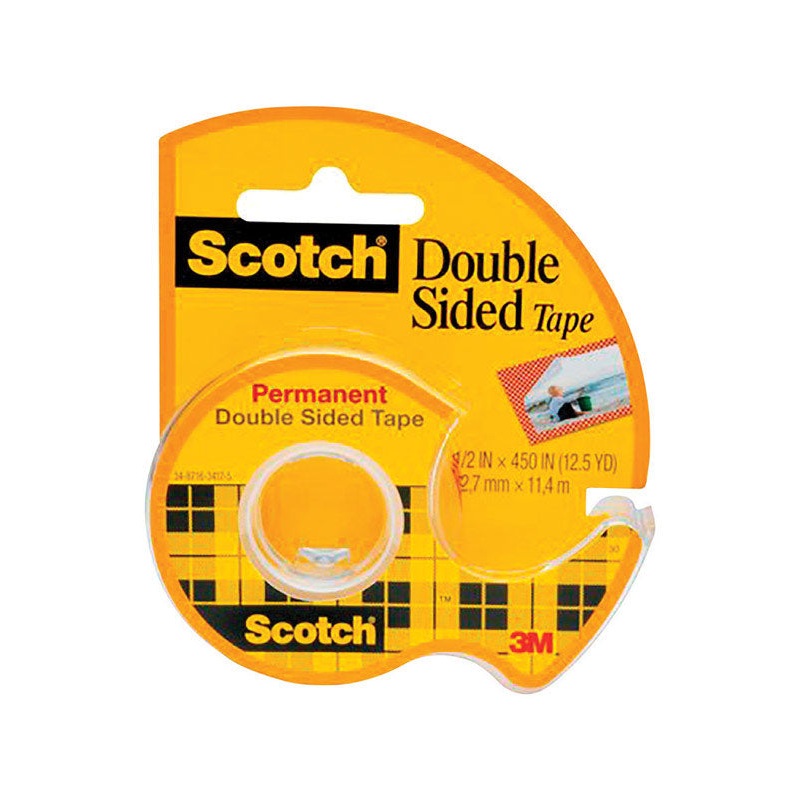 Scotch 450 in. L X 1/2 in. W Double-Sided Tape