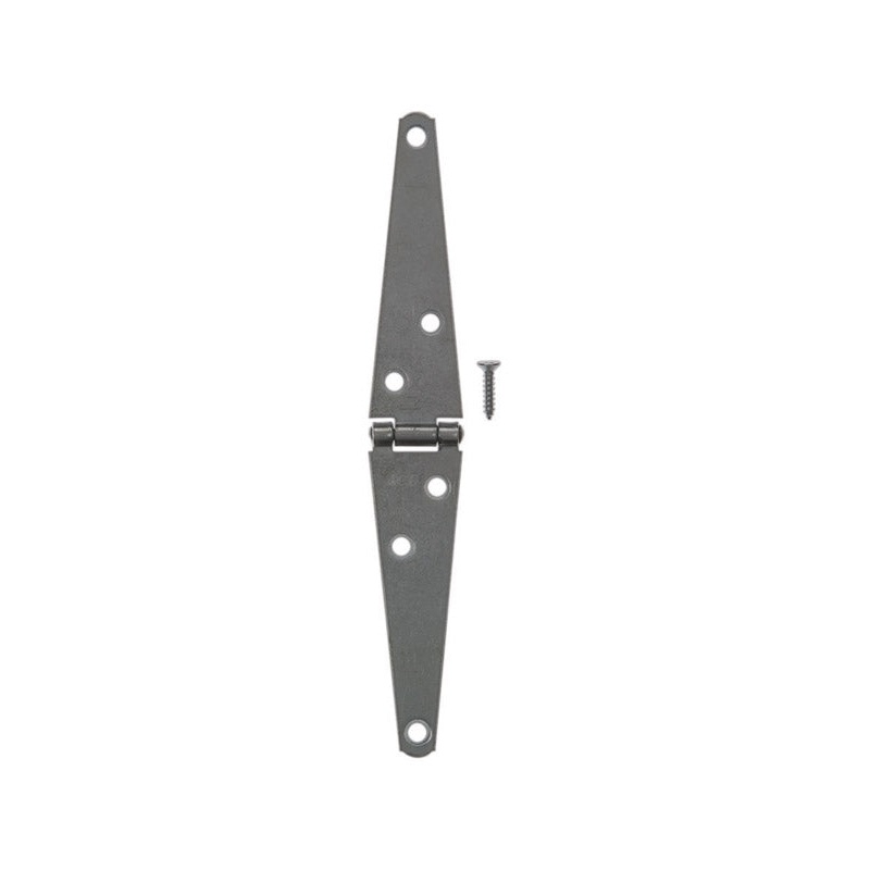 Ace 4 in. L Zinc-Plated Light Duty Strap Hinge 2 pk