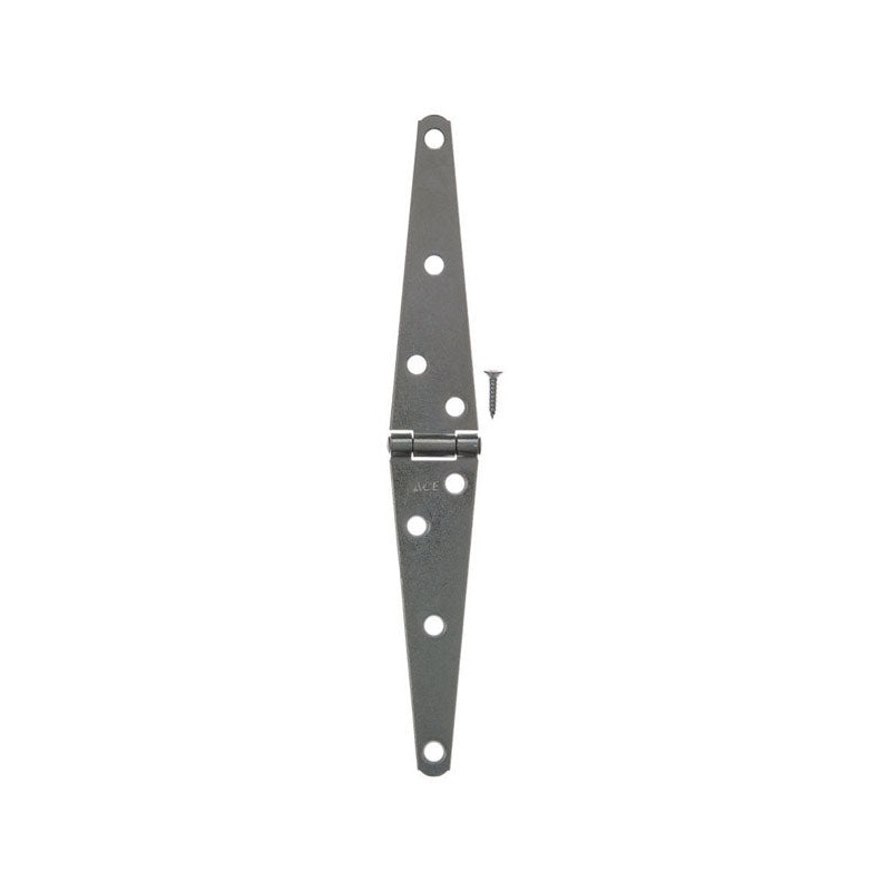 Ace 5 in. L Zinc-Plated Light Duty Strap Hinge 2 pk