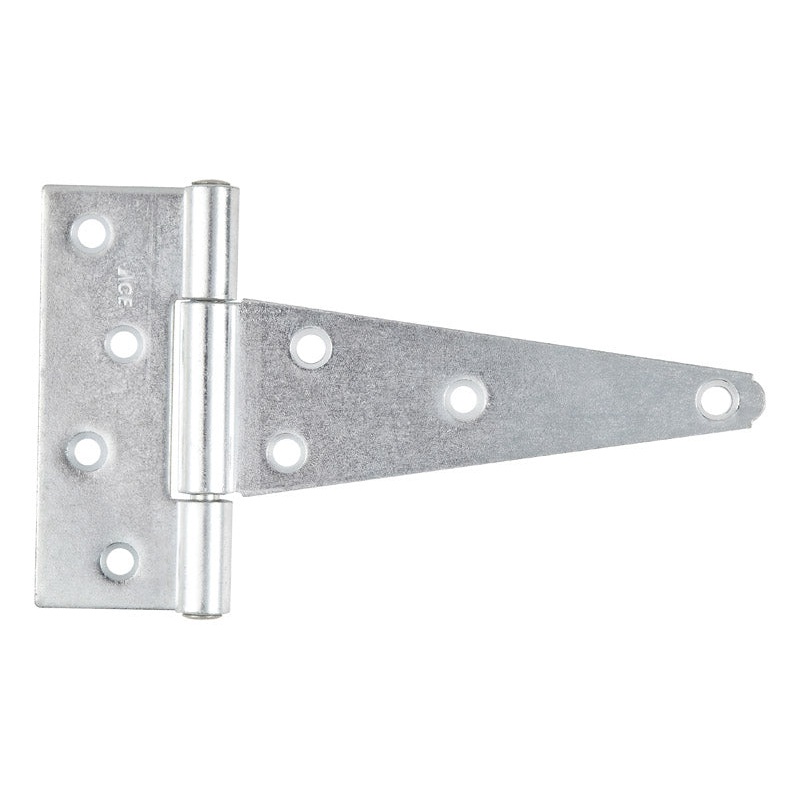 Ace 6 in. L Zinc-Plated Heavy Duty T Hinge 1 pk
