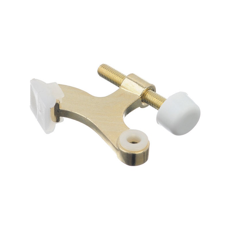 Ace Metal Bright Gold Hinge Pin Door Stop Mounts to door 0 in.