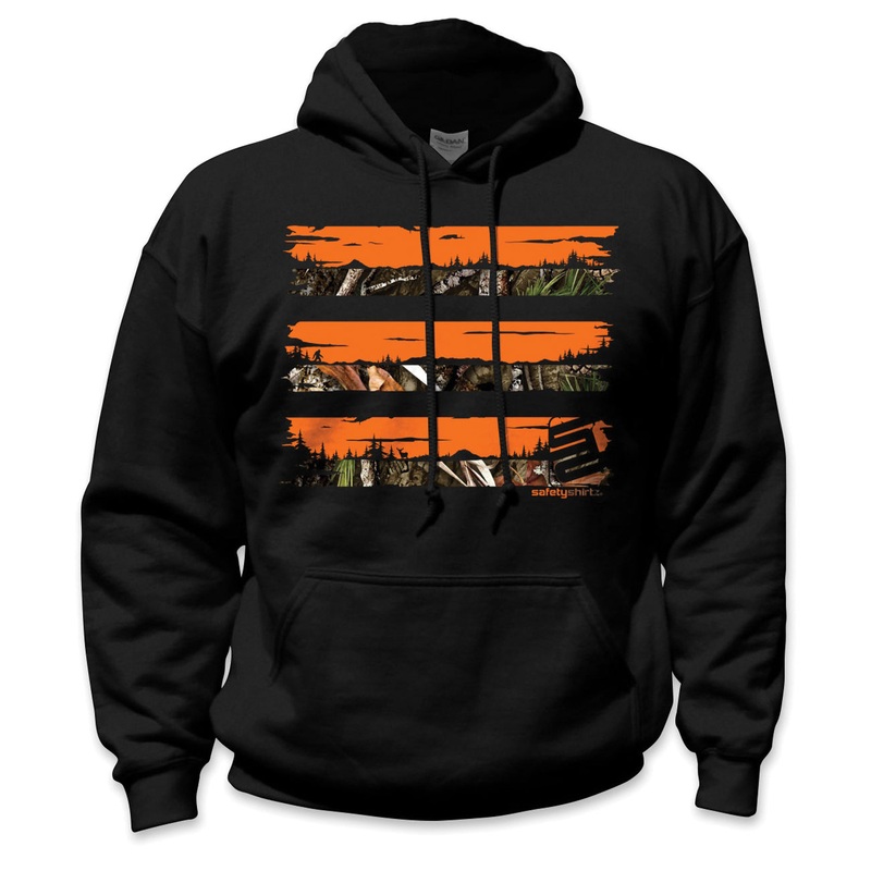 Basecamp Hi-Vis Safety Stripe Hoodie – Neon Pink/Reflective/Black Medium