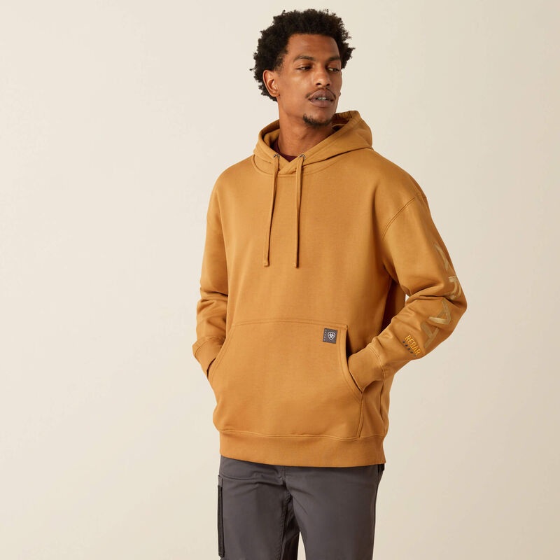 Rebar Graphic Hoodie (Bistro/Hemp) Size L