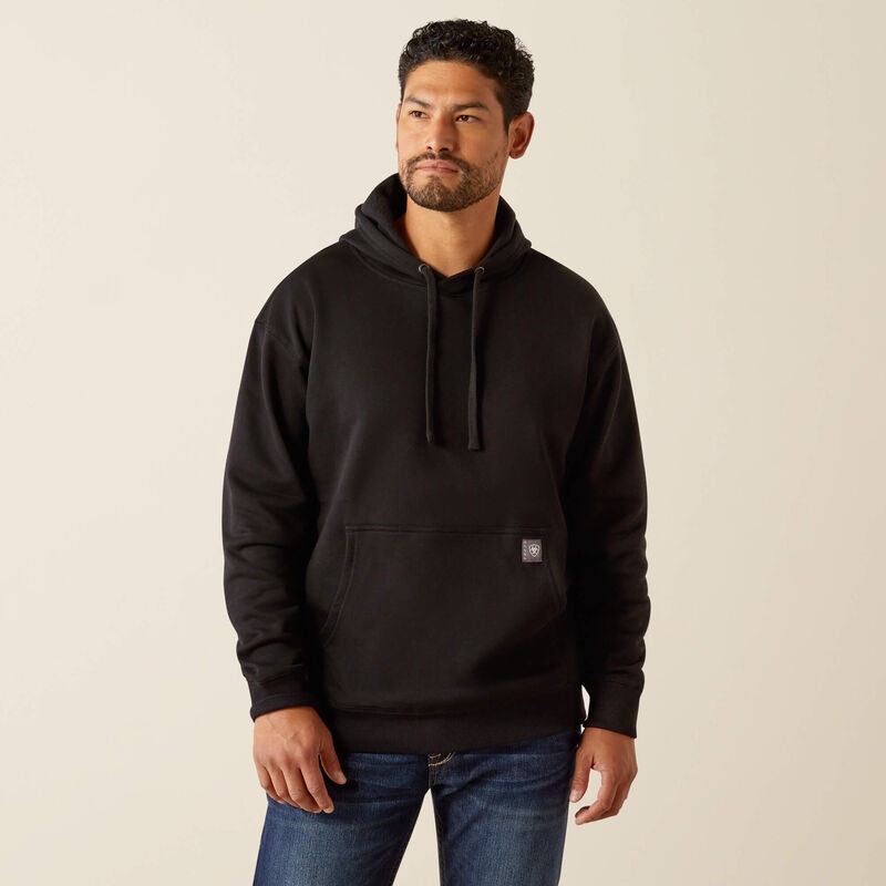 Rebar Workman Brickyard Hoodie (Black) Size L