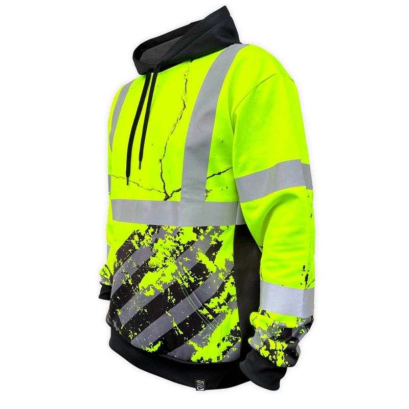 SS360 American Grit – Yellow – Class 3 – Type-R – Safety Hoodie 4XL