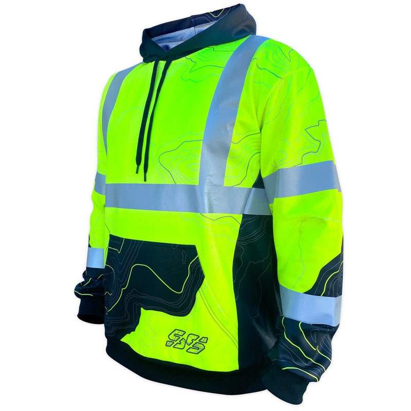 SS360 Topo – Yellow – Class 3 – Type-R Safety Hoodie 4XL