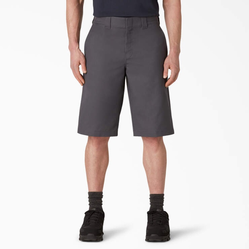 Dickies FLEX Cooling Active Waist Regular Fit Shorts (Charcoal Grey) 13 Size 44