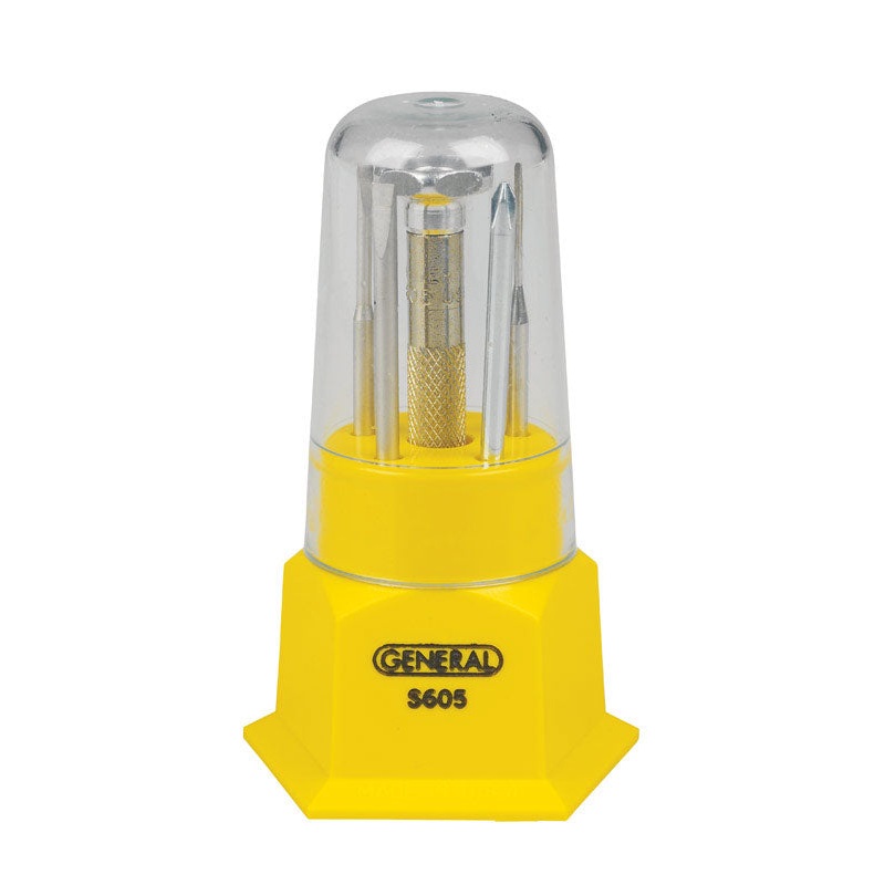 General Multi-Blade Precision Screwdriver Set 5 pc