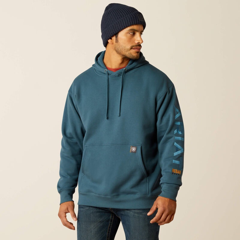 Rebar Graphic Hoodie (Stargazer/Larkspur) Size XL