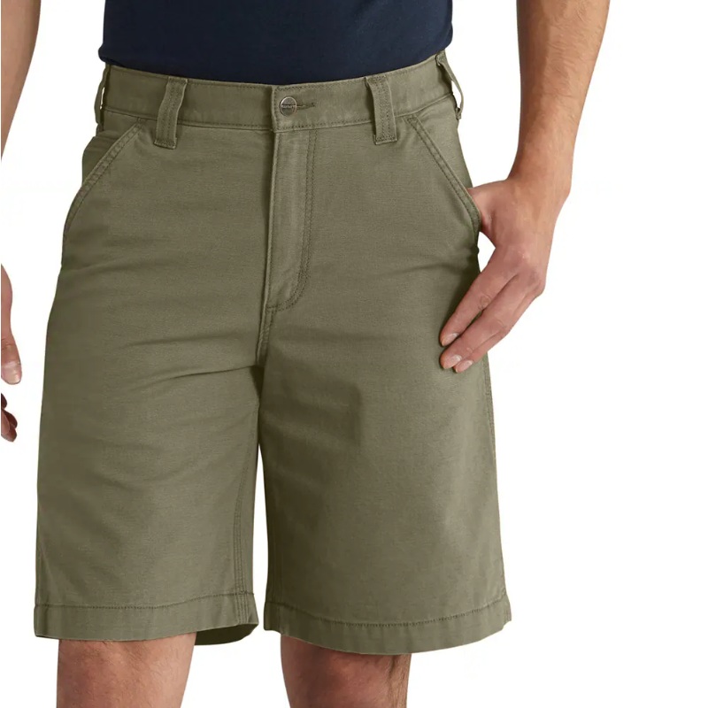 Carhartt Rugged Flex Relaxed Fit Canvas Work Short (Burnt Olive) Size 50
