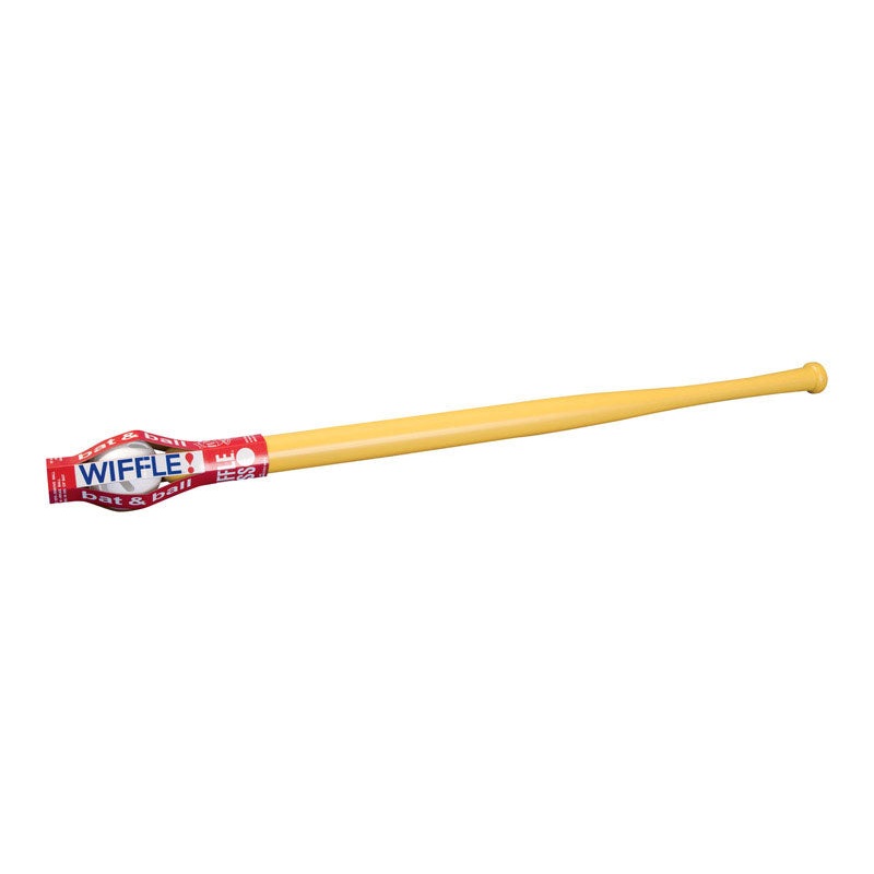 Wiffle Ball/Bat Set Yellow 2 pc