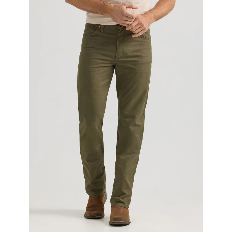 Premium Performance Tough Comfort Cowboy Cut Regular Fit Canvas Jean (Sea Turtle) Size 36×34