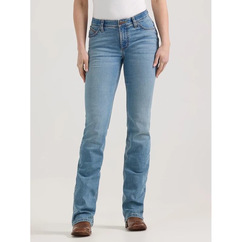 Women’s Wrangler Ultimate Riding Jean Willow Mid-Rise Bootcut (Olivia) Size 28×36