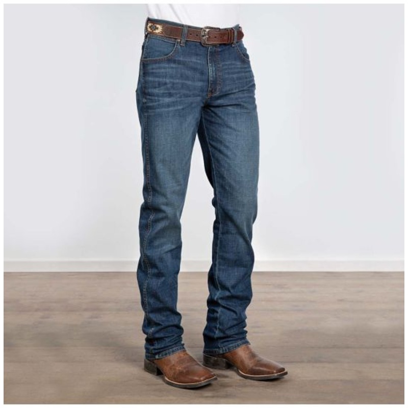 Wrangler Retro Men’s 88 Riviera Dark Wash Slim Straight Leg Jeans Size 36×36